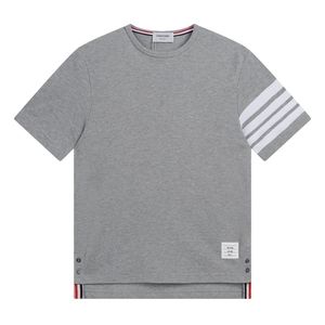 Thom browne classic grey short-sleeved T-shirt